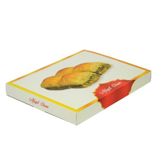 800 GR TEPSİ BAKLAVA KUTUSU - 50 ADET